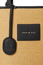 Load image into Gallery viewer, Alassio Shoulder Bag - Sunkissed Raffia & Black