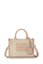 Load image into Gallery viewer, Flores Crossbody Bag - Sand Raffia & Beige