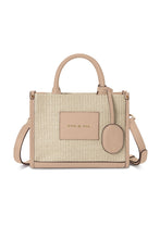 Load image into Gallery viewer, Flores Crossbody Bag - Sand Raffia & Beige