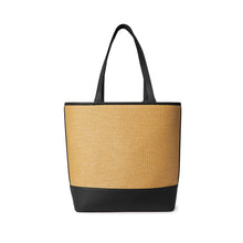 Load image into Gallery viewer, Alassio Shoulder Bag - Sunkissed Raffia & Black