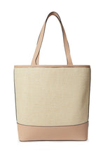 Load image into Gallery viewer, Alassio Shoulder Bag - Sand Raffia &amp; Beige
