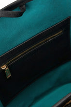 Load image into Gallery viewer, Salerno Clamshell Bag - Sunkissed Raffia &amp; Black
