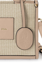 Load image into Gallery viewer, Flores Crossbody Bag - Sand Raffia &amp; Beige
