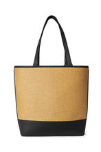 Load image into Gallery viewer, Alassio Shoulder Bag - Sunkissed Raffia &amp; Black
