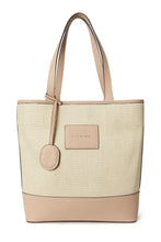 Load image into Gallery viewer, Alassio Shoulder Bag - Sand Raffia &amp; Beige

