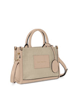 Load image into Gallery viewer, Flores Crossbody Bag - Sand Raffia &amp; Beige
