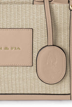 Load image into Gallery viewer, Flores Crossbody Bag - Sand Raffia &amp; Beige
