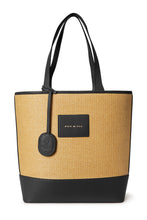 Load image into Gallery viewer, Alassio Shoulder Bag - Sunkissed Raffia &amp; Black
