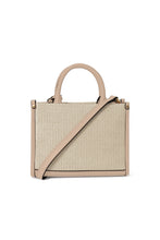 Load image into Gallery viewer, Flores Crossbody Bag - Sand Raffia &amp; Beige

